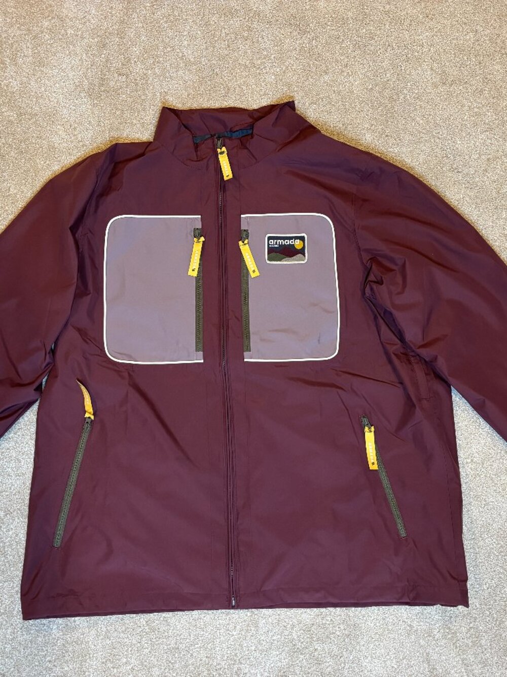Armada Trec Jacket, Maroon, Like New